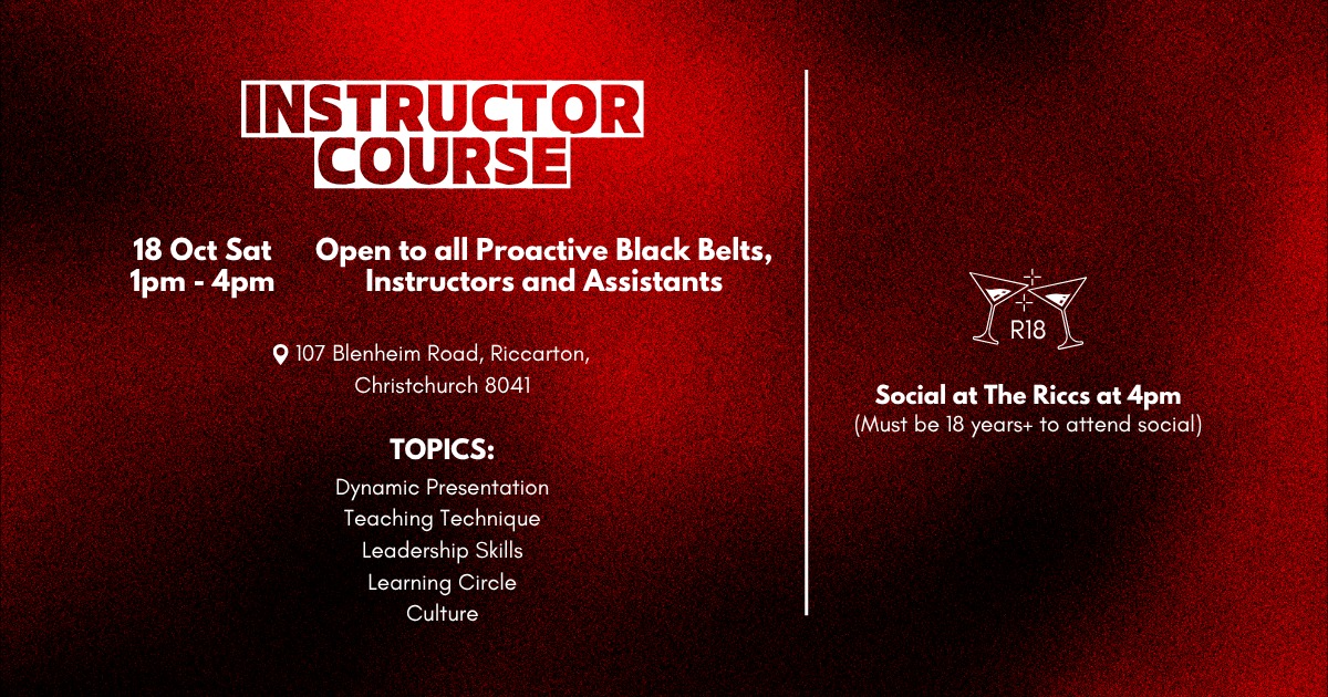 Proactive Instructors and Assistants Course