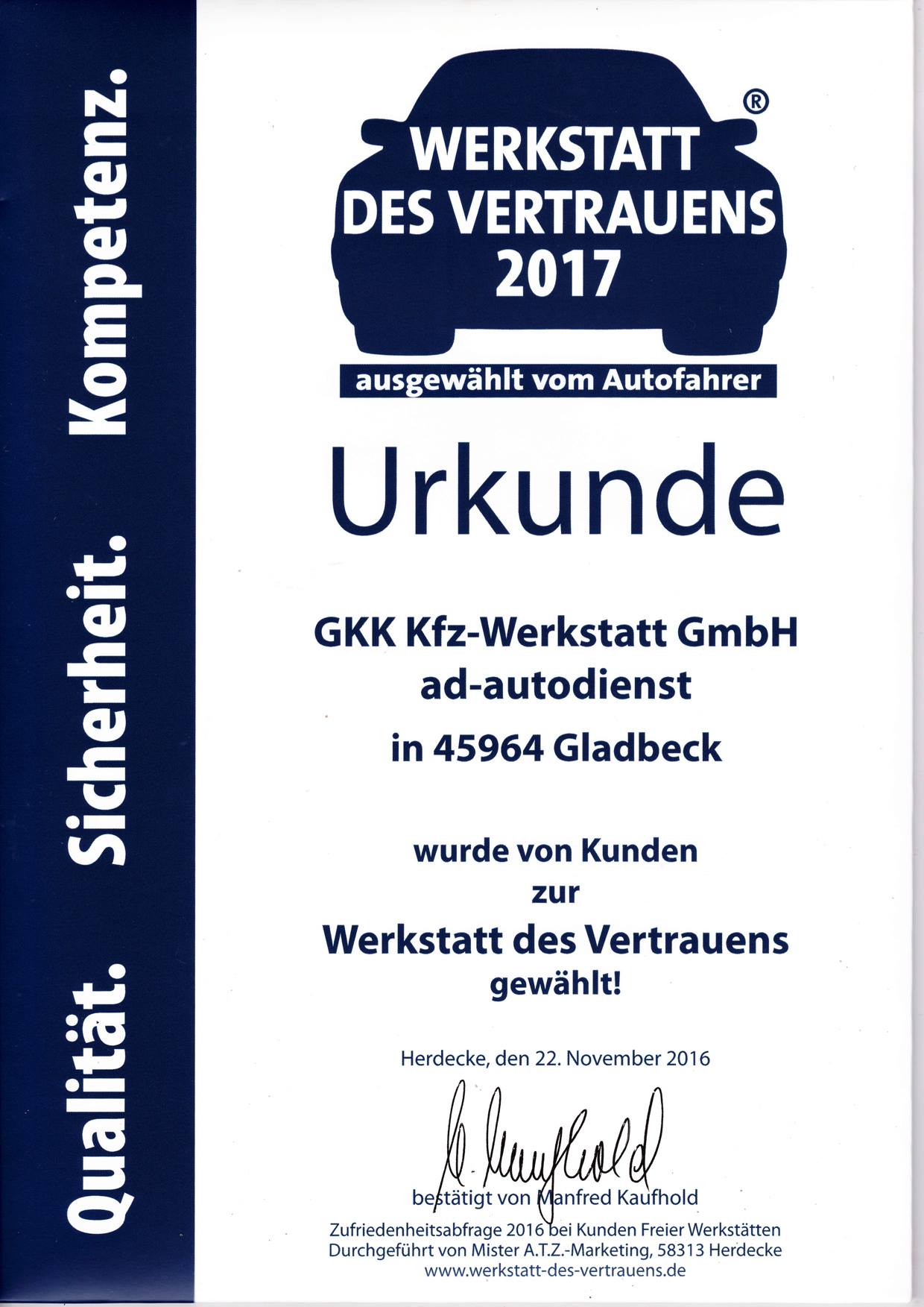 Gkk Kfz Werkstatt Gmbh
