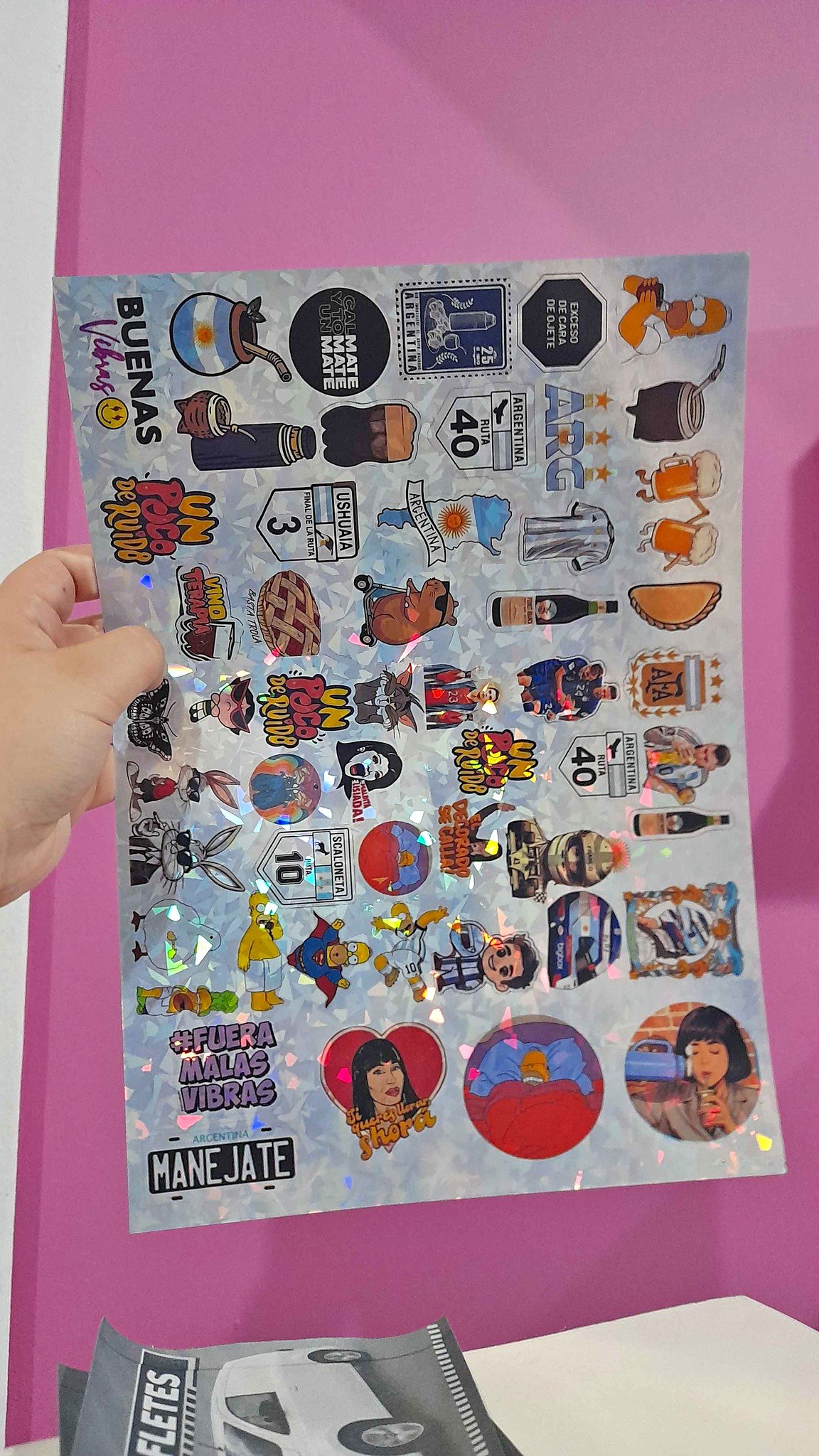 Planchas holograficas - Decals, Stickers & Vinyl Art - Lanús, Argentina ...
