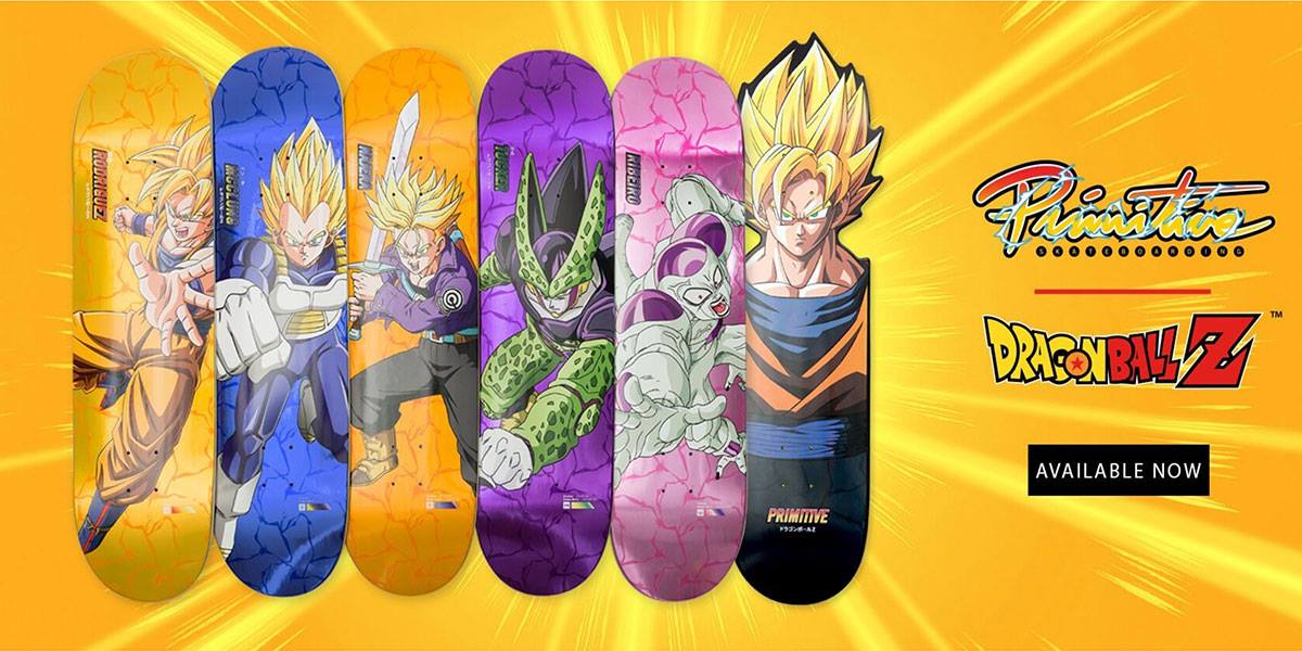 Jump on that new Primitive Skateboarding X Dragon Ball Z collab