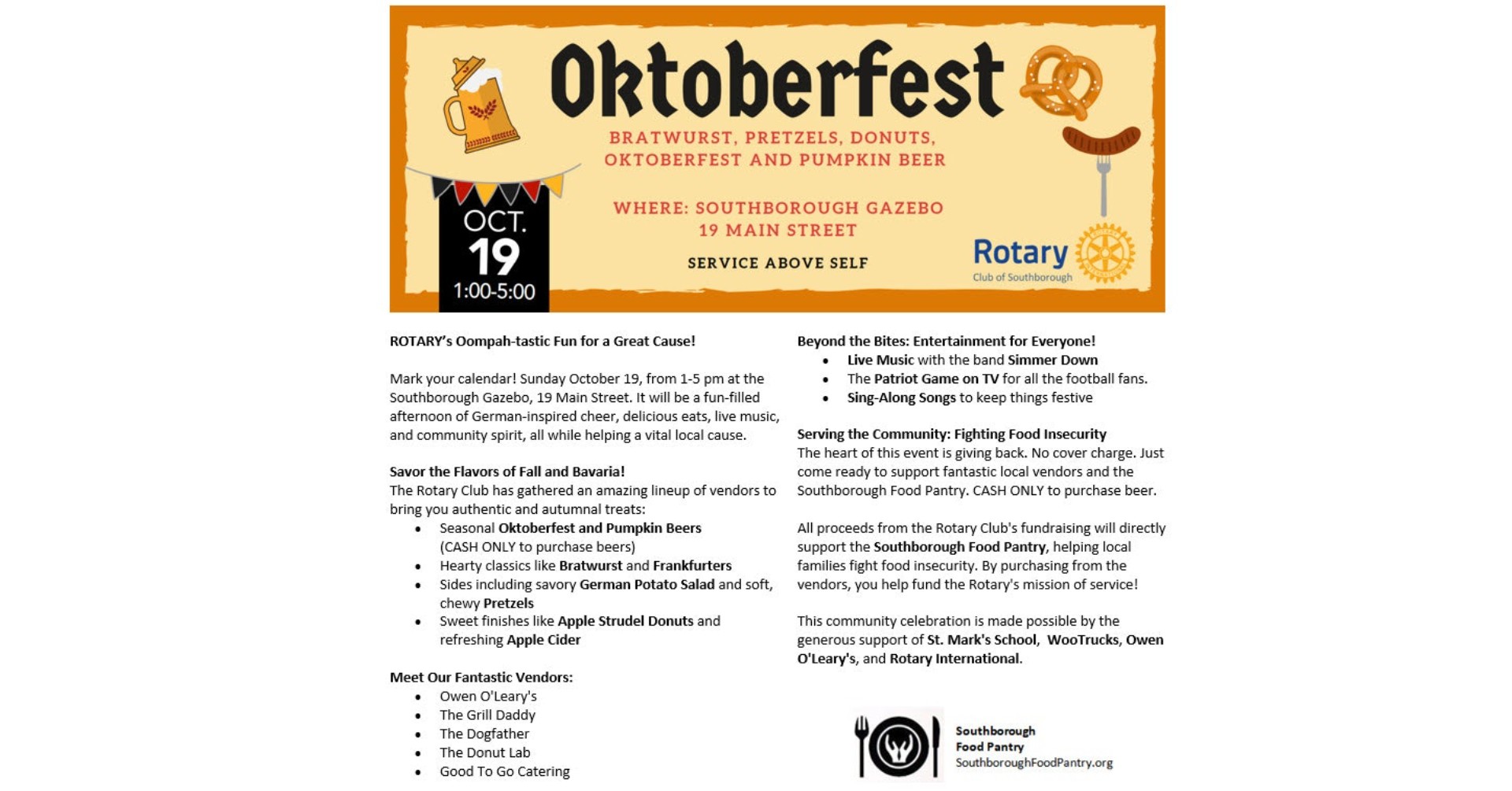 2025 Rotary Oktoberfest