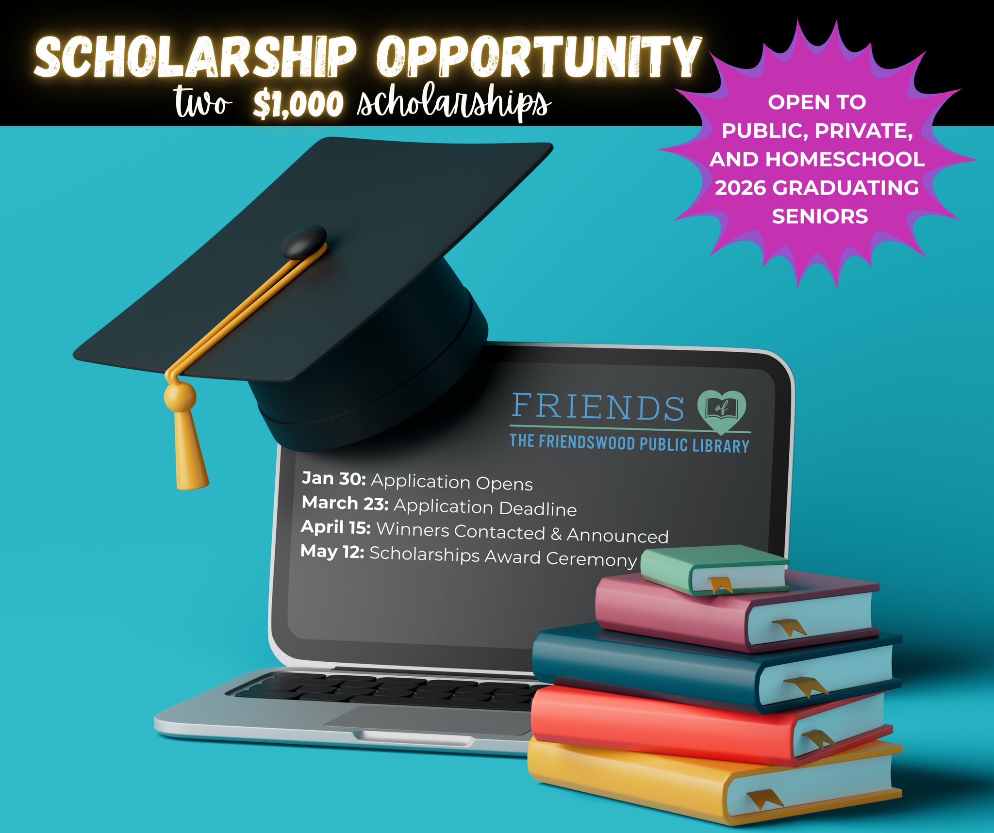 Friends - ⭐️We are proud to announce two $1,000 scholarships available ...