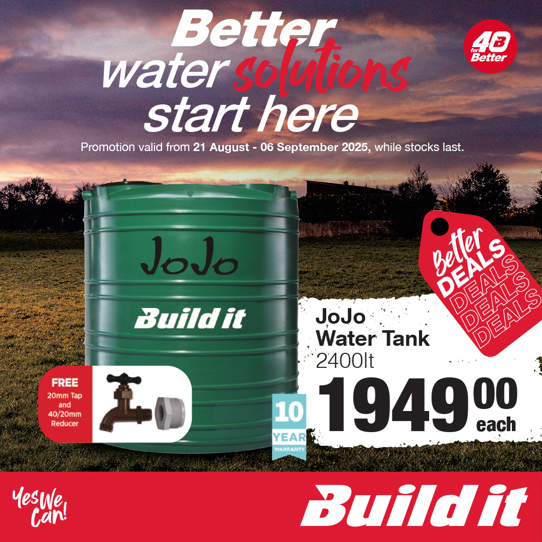 Build it Pinetown - @buildit_ptn Jojo tanks are always in stock and at ...