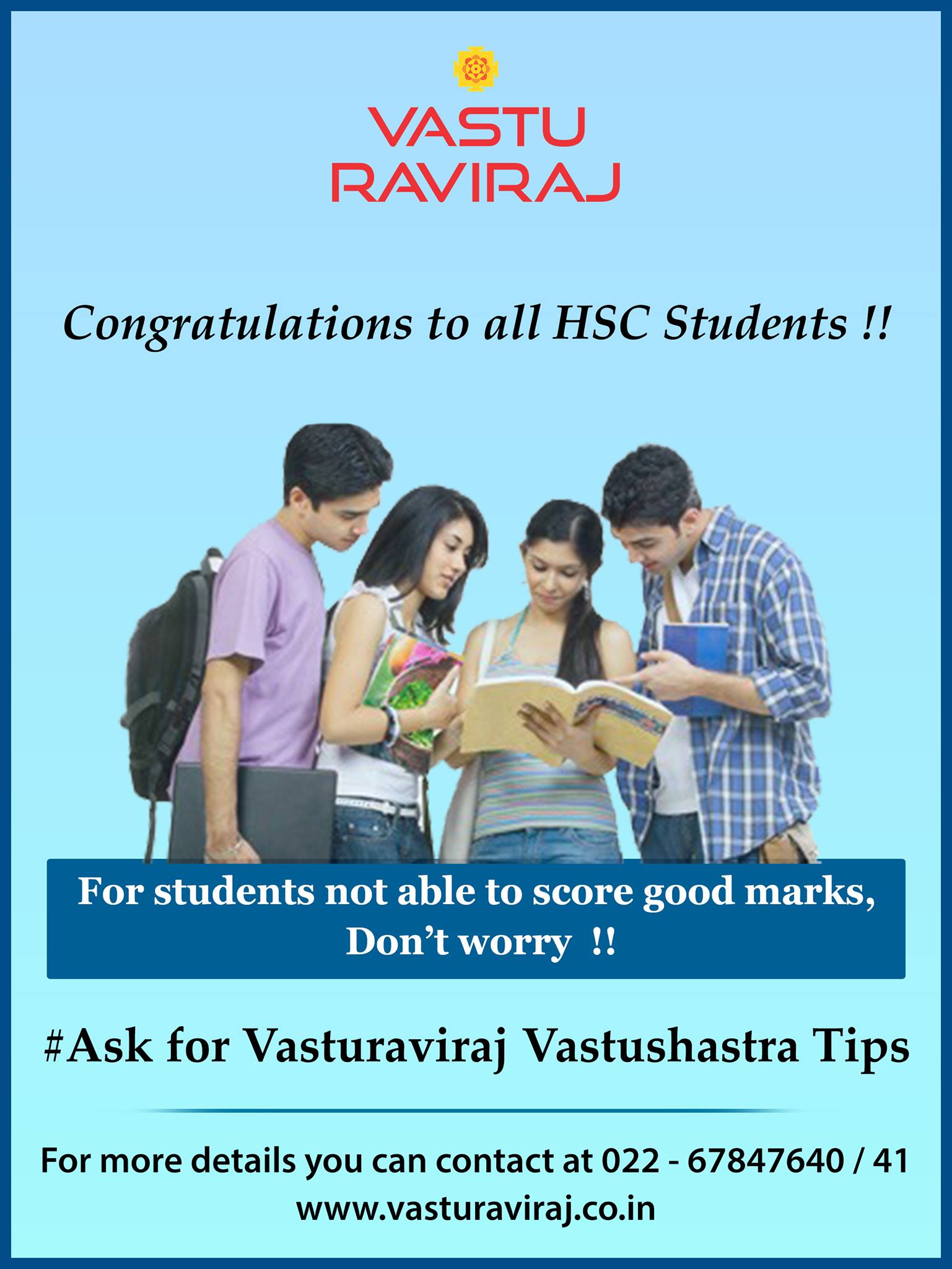 VastuRaviraj - Congratulations to all HSC Students !!... | Facebook