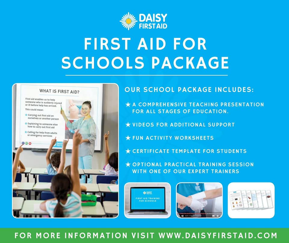 Daisy First Aid - 🌼 School First Aid 🌼 First aid is now...