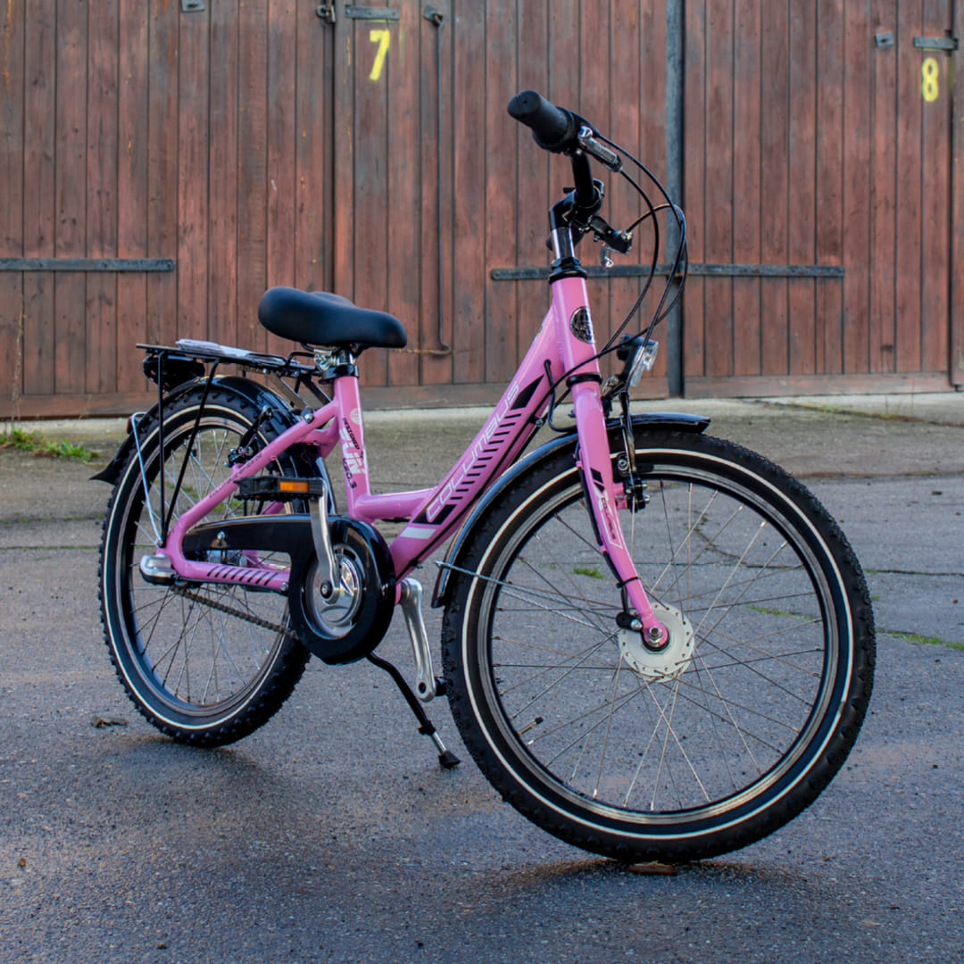 kinder mountainbike 6 jahre BIKESTAR Fahrrad Fully 7 Gang Shimano, Scheibenbremse ab | 20 Zoll Kinderrad MTB Design:Little Blowballs BC 16.16 Bike Computer Hersteller_SCOTT