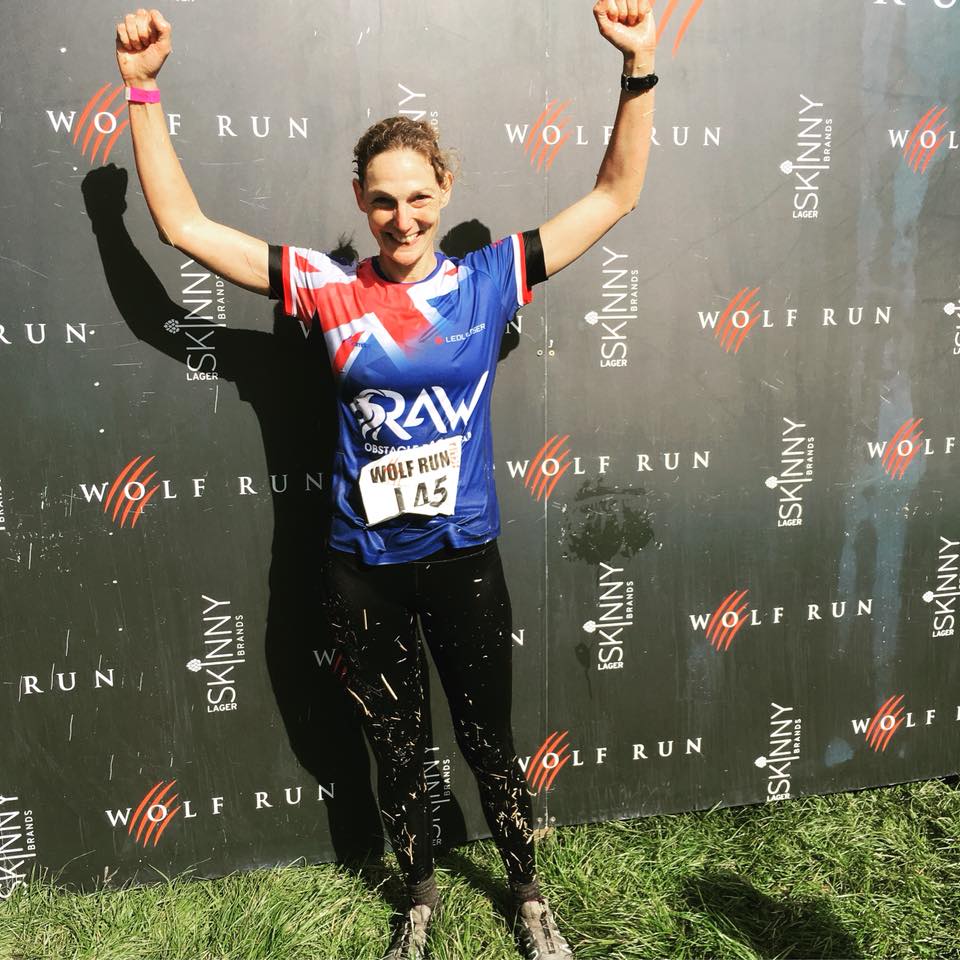 The WOLF - Our #firstlady has crossed the line in an amazing 68 minutes ...