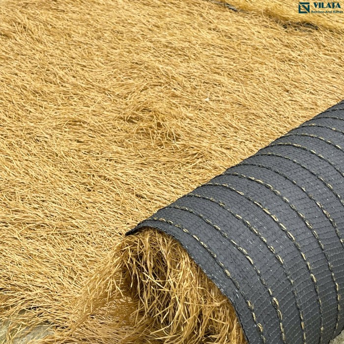Cỏ tranh, lá dừa, rơm, rạ nhân tạo - lợp mái nghệ thuật | Cỏ Rơm Vàng ...