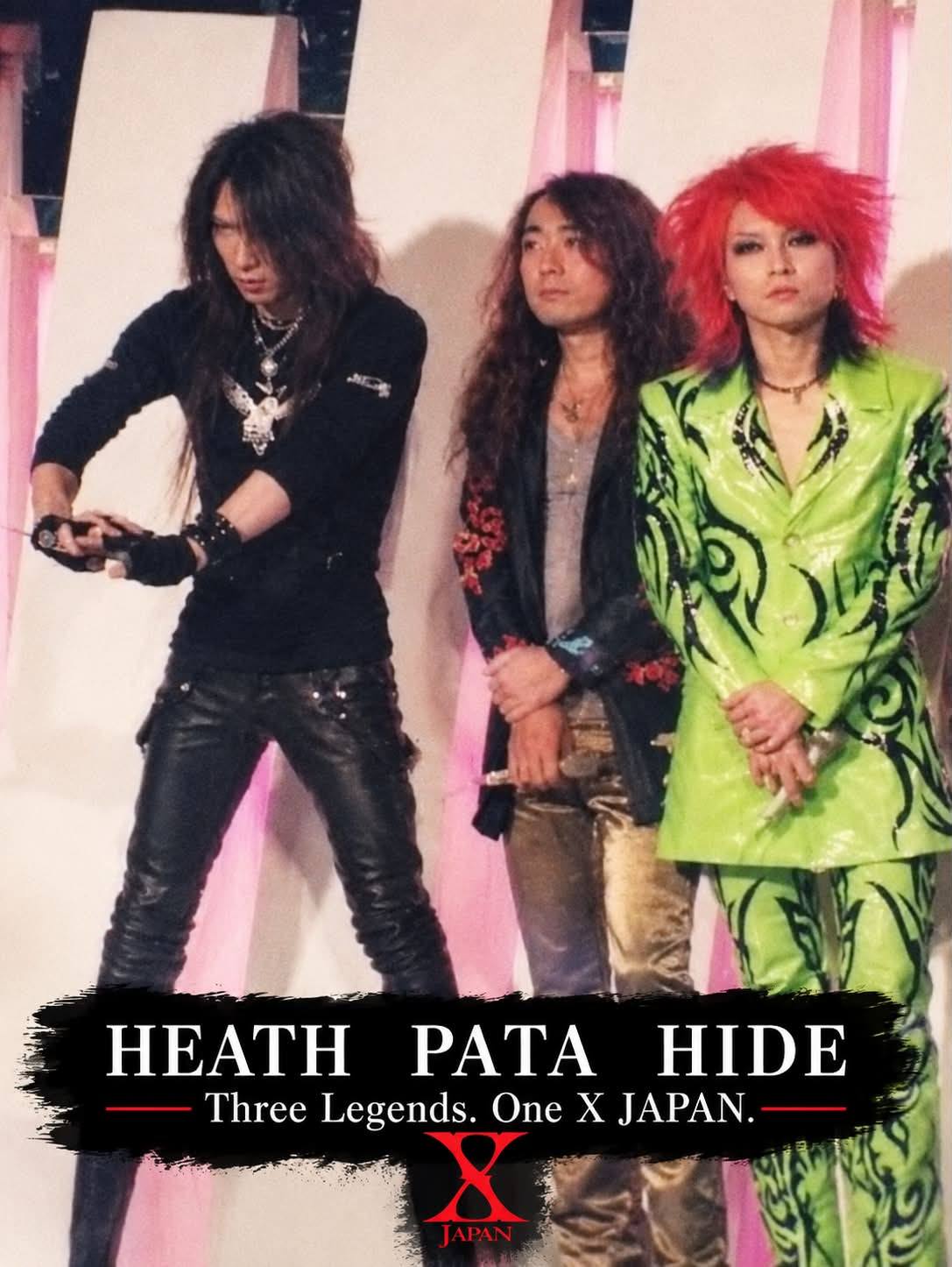HEATH • Hide• Pata Three unforgettable members of X JAPAN. A rare