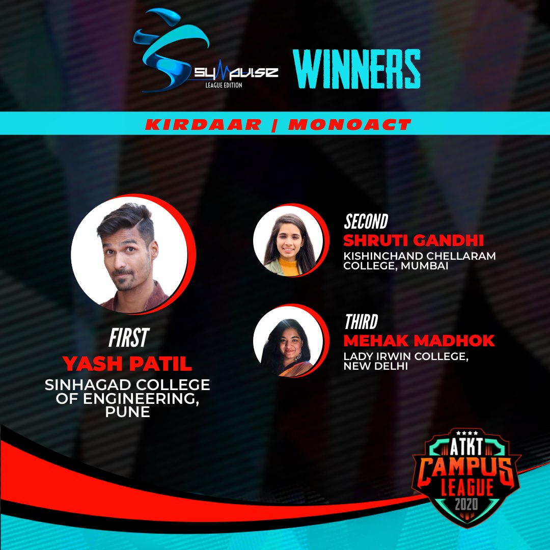 ATKT.in - Meet the Winners from Kirdaar, the Monoacting...