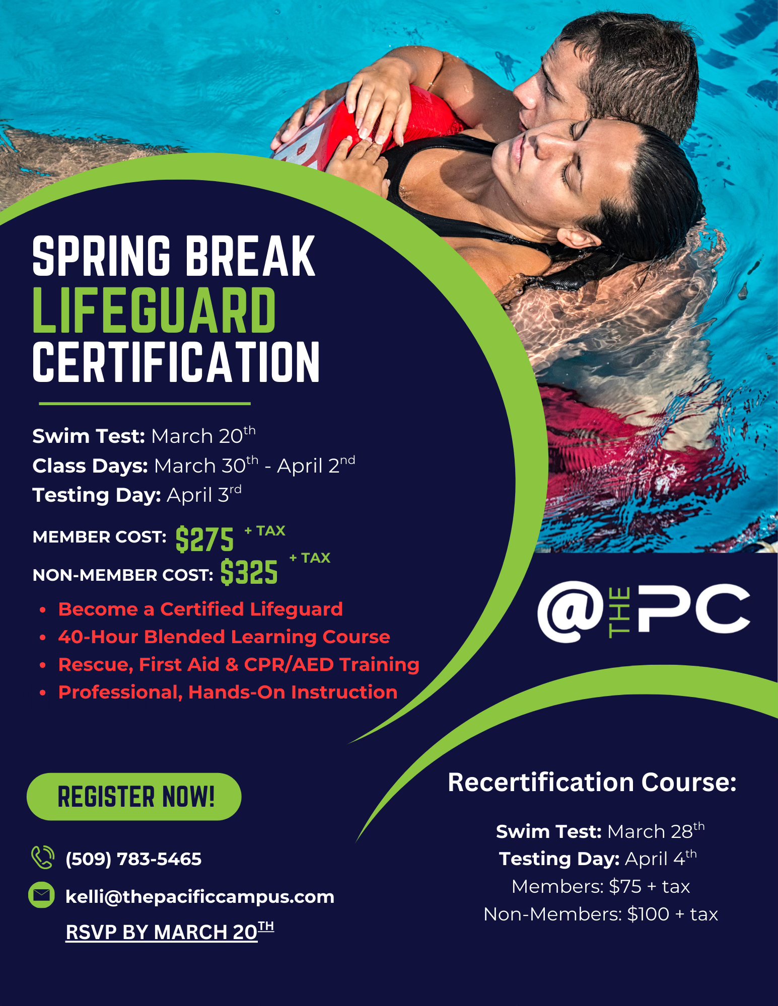 Spring Break Lifeguard Certification