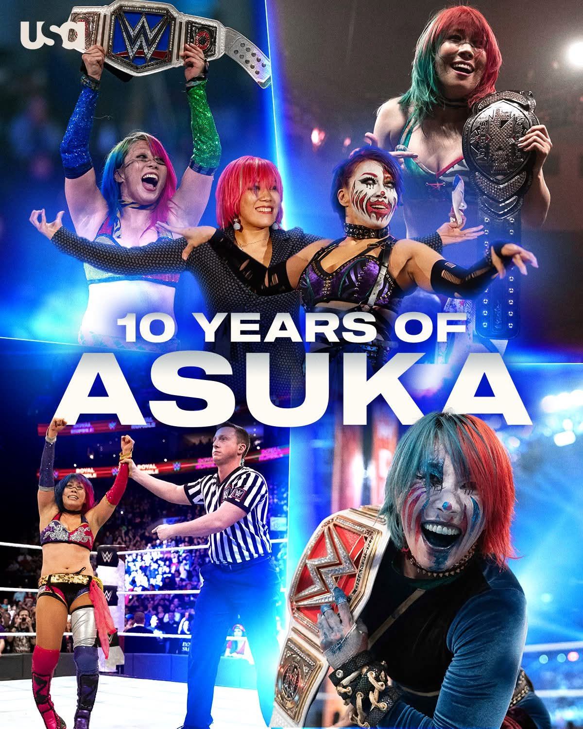 Asuka celebrates 20 years in wrestling