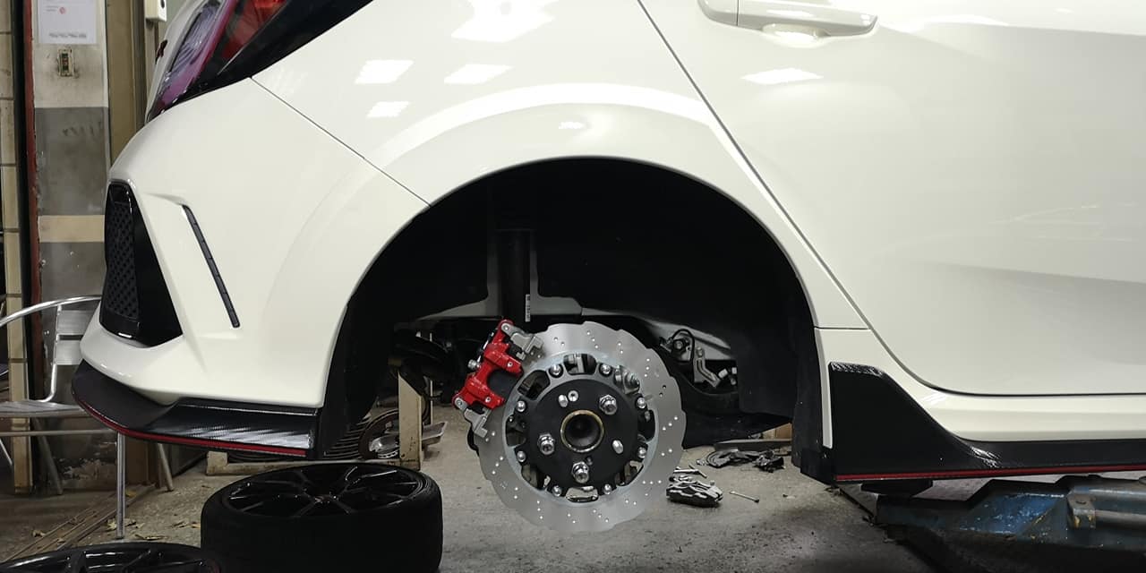 Winnerpower 煞車王 - Honda civic Type R Fk8 Rear upgrade...
