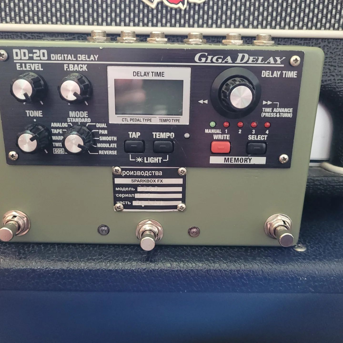 Functional Boss DD-20 digital delay pedal bought as 'for parts'