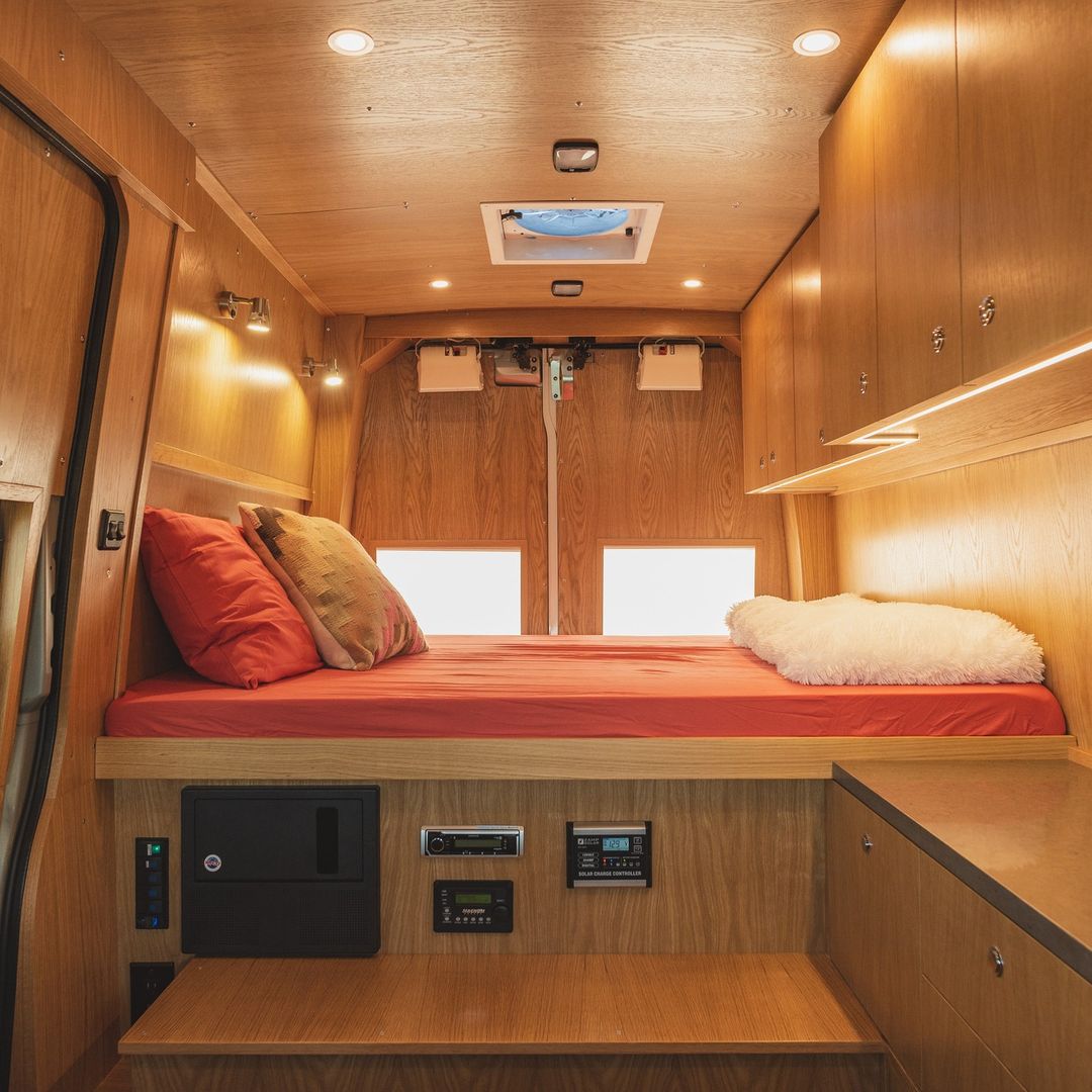 The Hunter has a bright interior... - Ridgeline Van Company