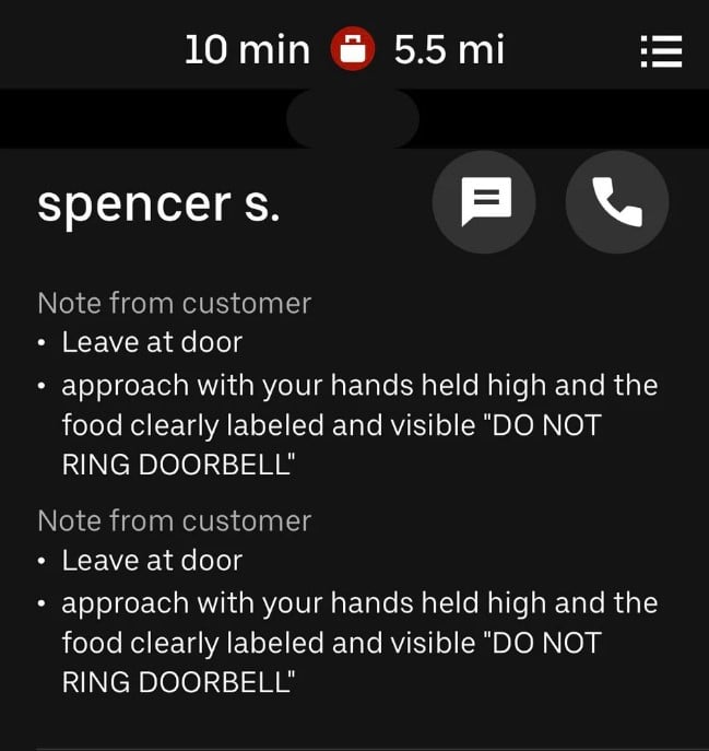 What is the appropriate response to a Japanese delivery request?