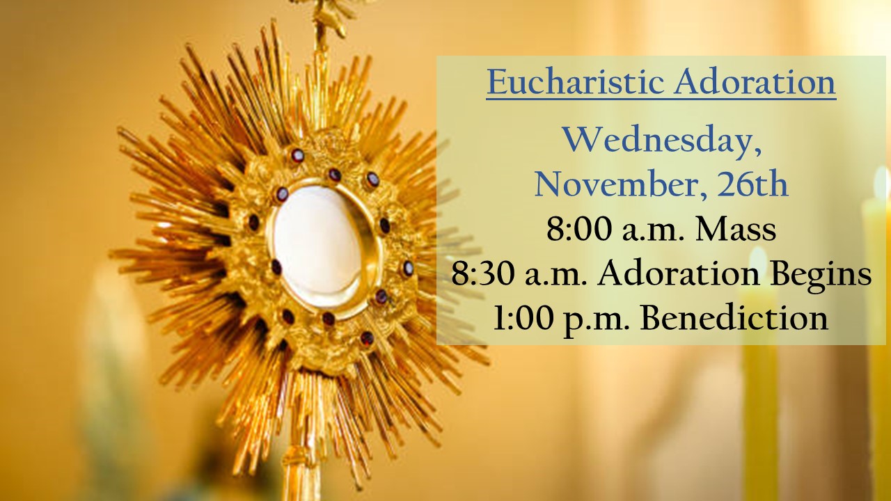 Exposition of the Blessed Sacrament