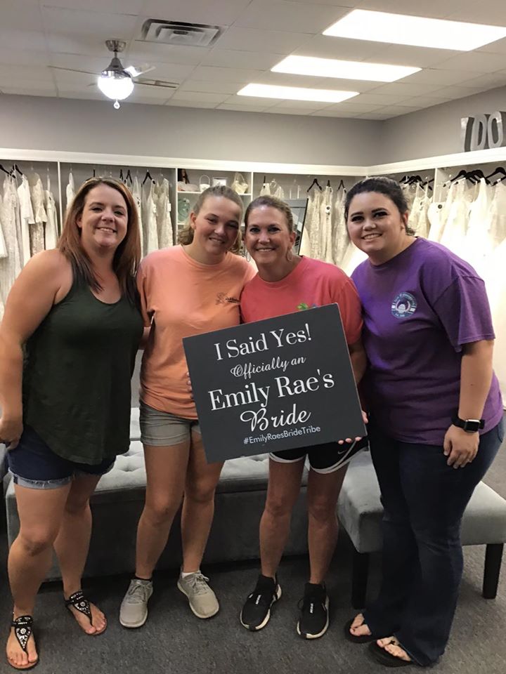 Saying YES at Emily Rae's Boutique in... - Bridal Boutiques | Facebook