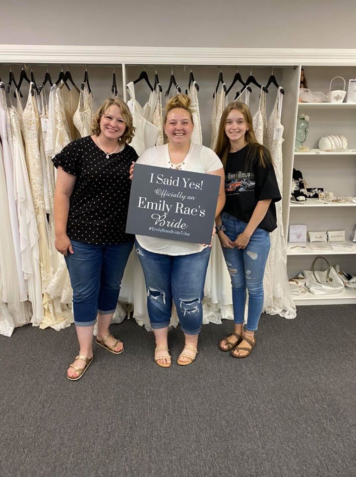 Saying YES at Emily Rae's Boutique in... - Bridal Boutiques | Facebook