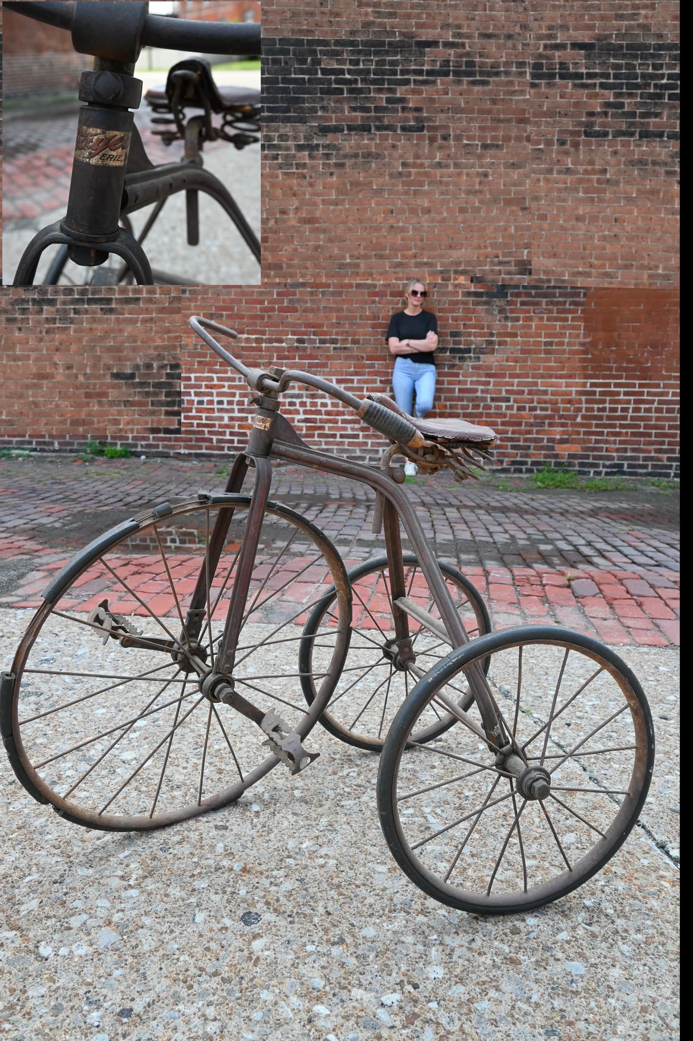 Vintage H.N. Thayer Company tricycle from Erie, PA