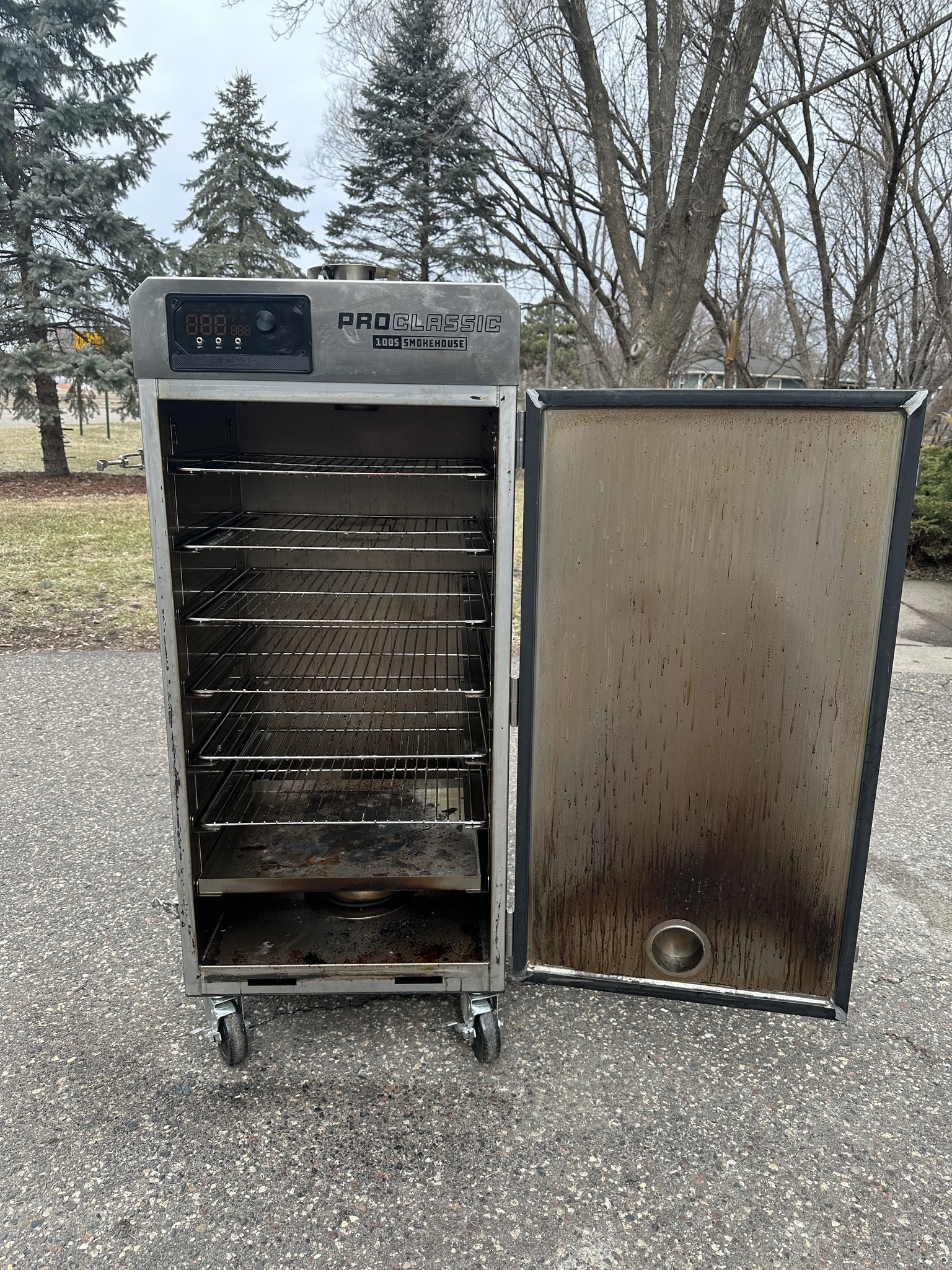 Pro Smoker Pro Classic 100 Electric Smoker – Stainless Steel (Used 3–4 ...