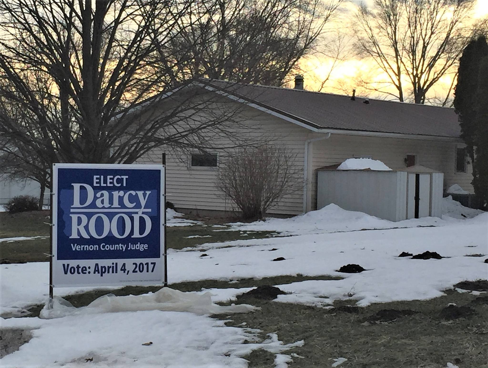 Darcy Rood for Vernon County Judge