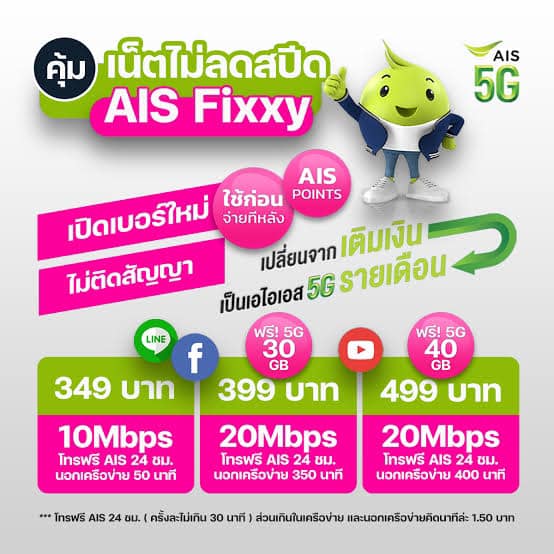 AIS - 🎉 รับสิทธิ์แพ็กเกจ Fixxy Super Special -เปิดเบอร์ใหม่ AIS ราย ...