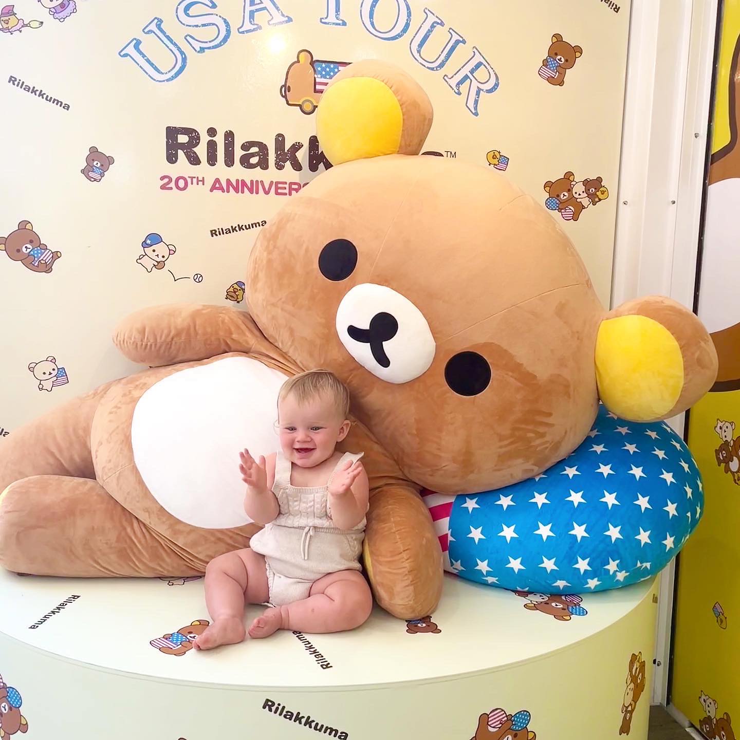 Sac à Dos Rilakkuma édition Limitée 20th Anniversary USA Tour - Neuf Sous Blister