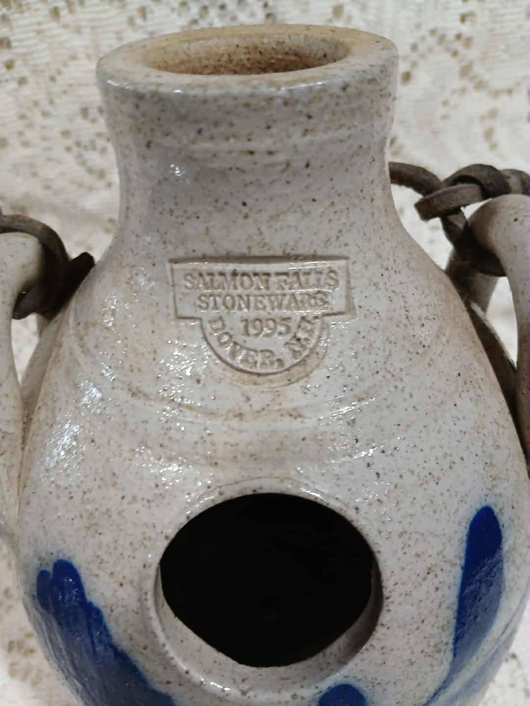 Salmon falls pottery bird house for sale
