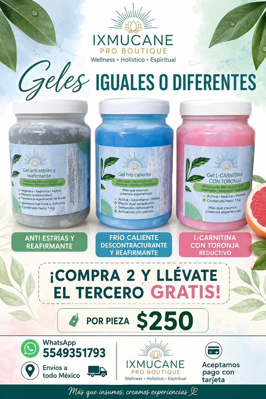 gel corporal con l carnitina Nuestro liporeductor extractos naturales ayuda a mejorar el aspecto de la piel tonificada y suavizarla. Favorece la elasticidad y promueve una piel más uniforme 🔥❄️ Gel Corporal Efecto Térmico