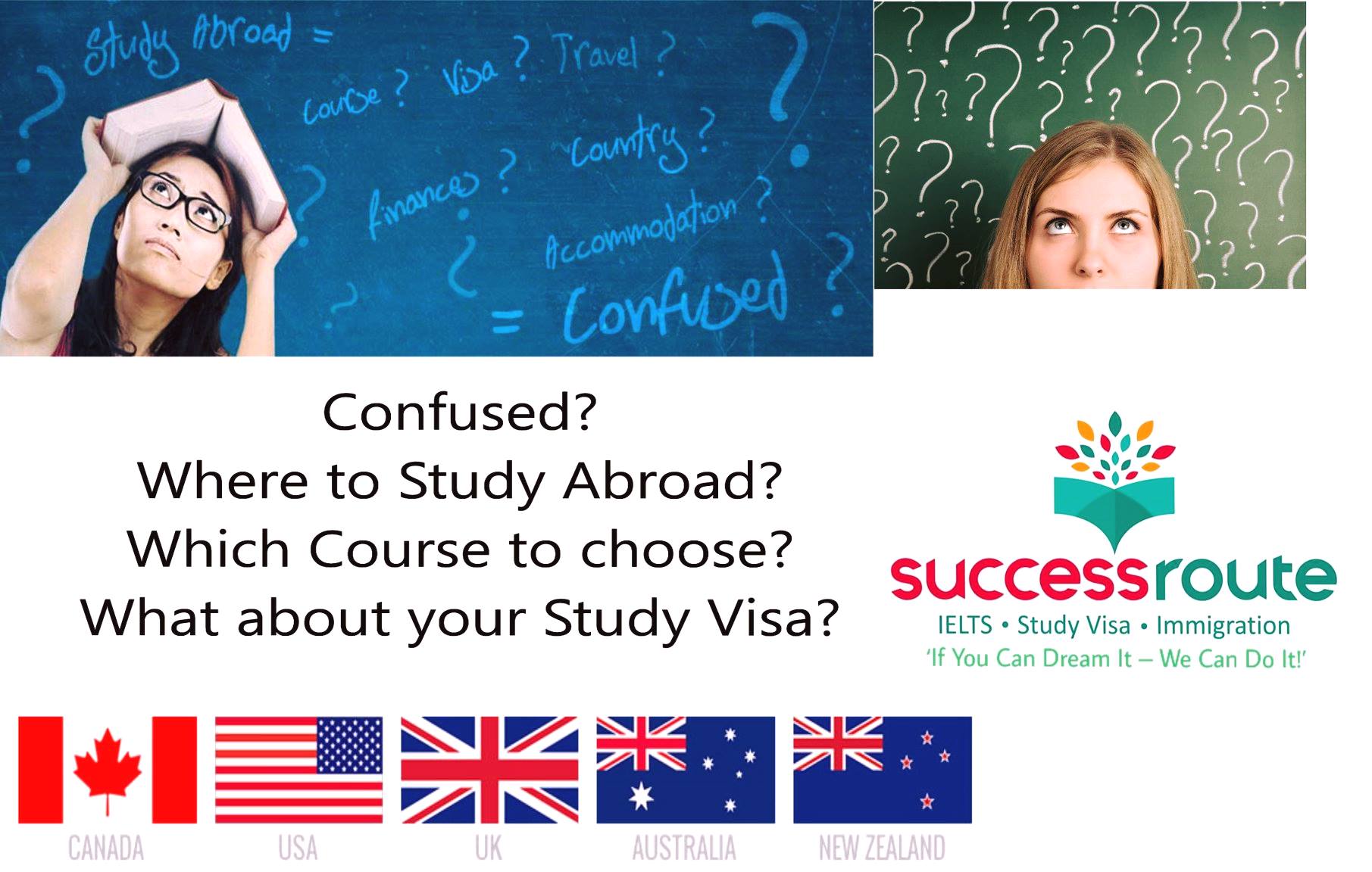 Success route - Are you confused about where to study... | Facebook