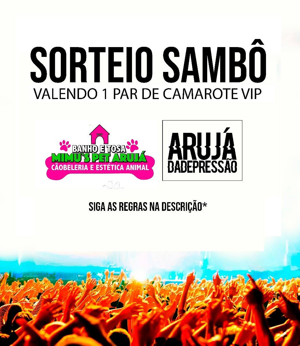 Arujá - ⚠SORTEIO NO INSTAGRAM⚠ Participe do sorteio valendo um par pro ...