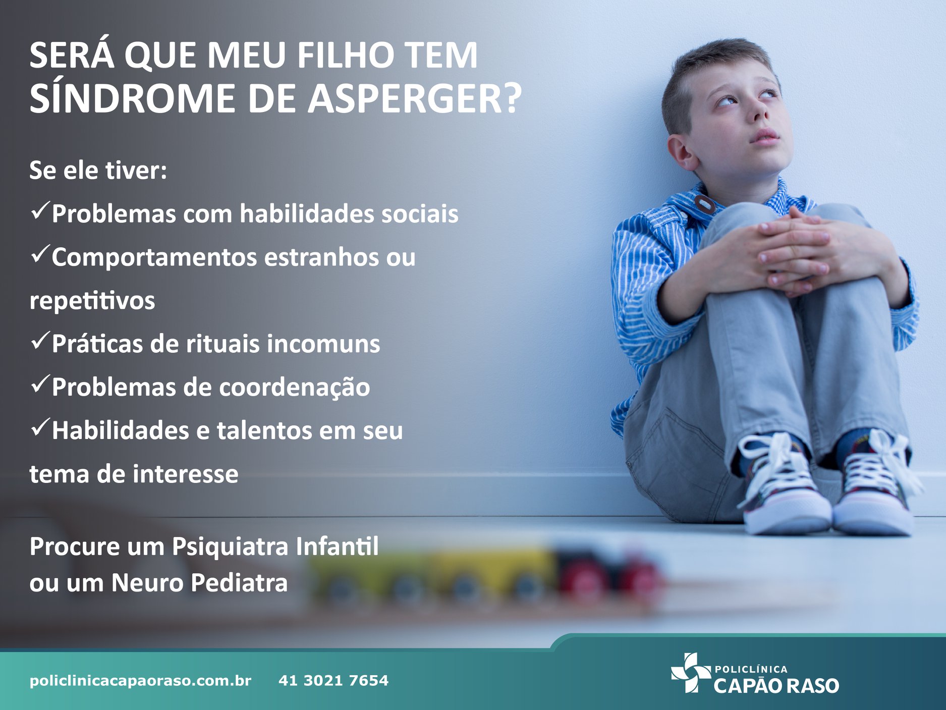 Policlínica - A Síndrome de Asperger é uma variação mais branda dos ...
