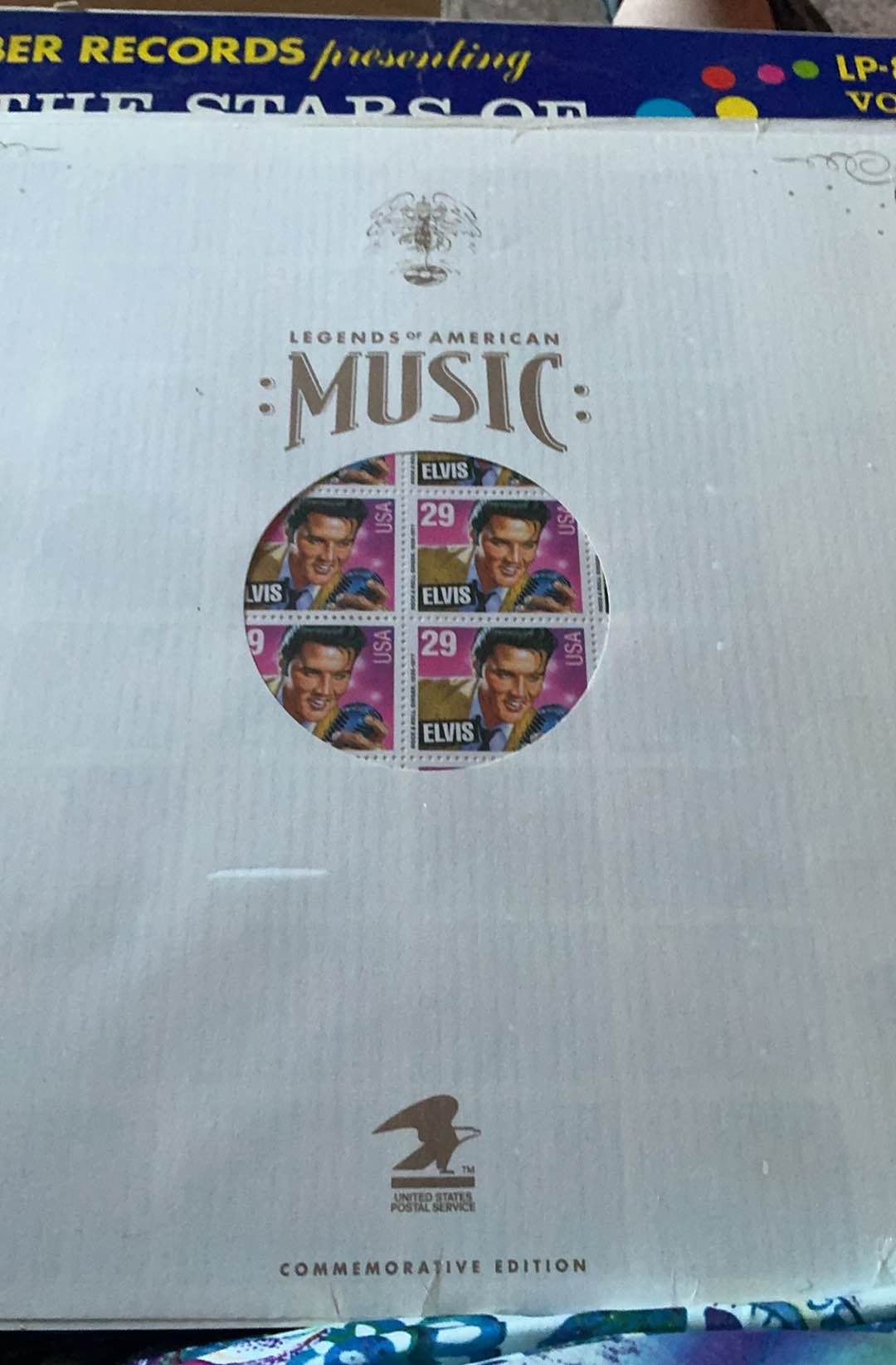 USPS 1992 Elvis Presley Stamps Rock & Roll -Full Sheet of 40 - 29 Cent ...