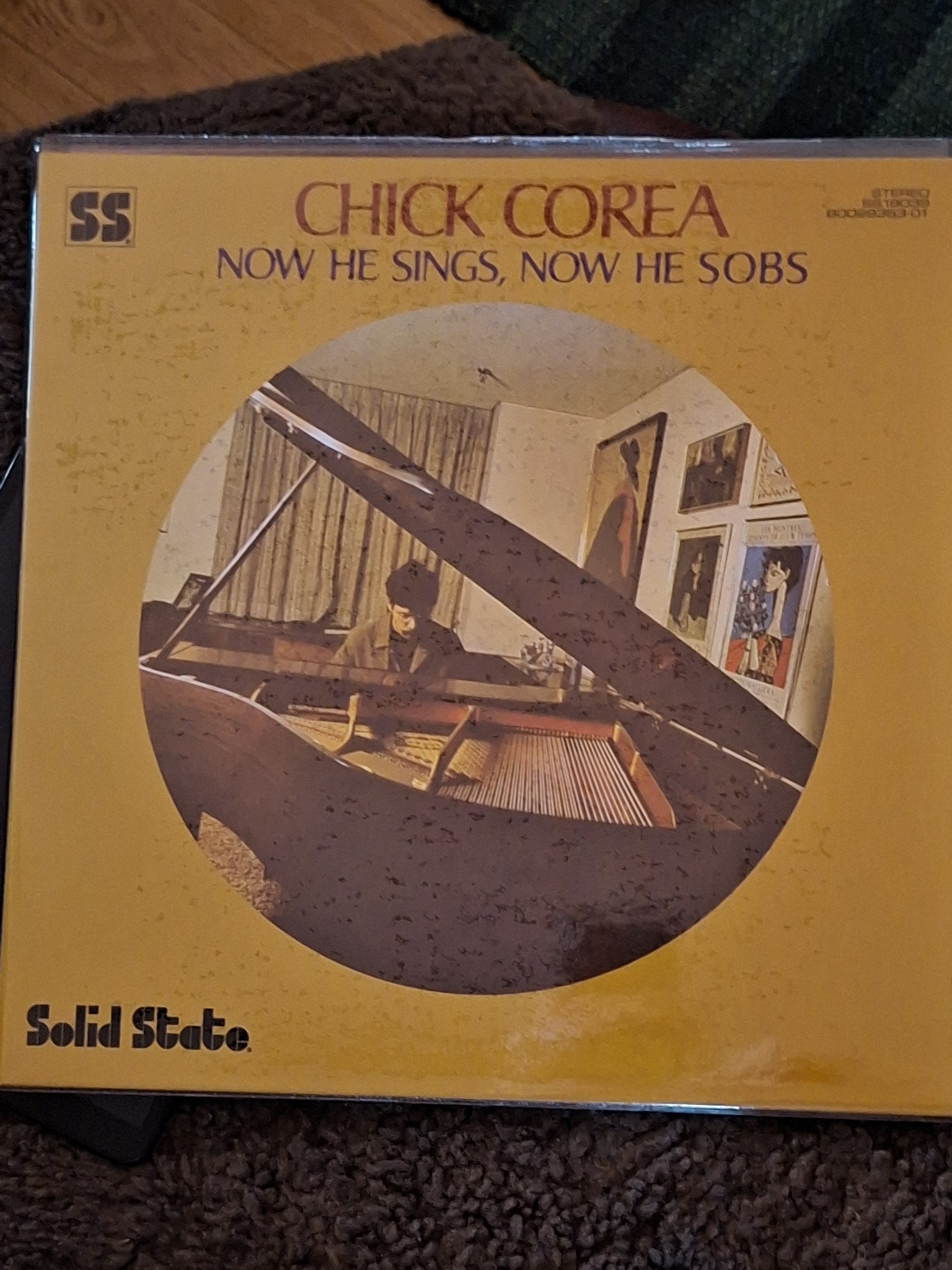 Chick Corea Now he sings, now he sobs vinyl record