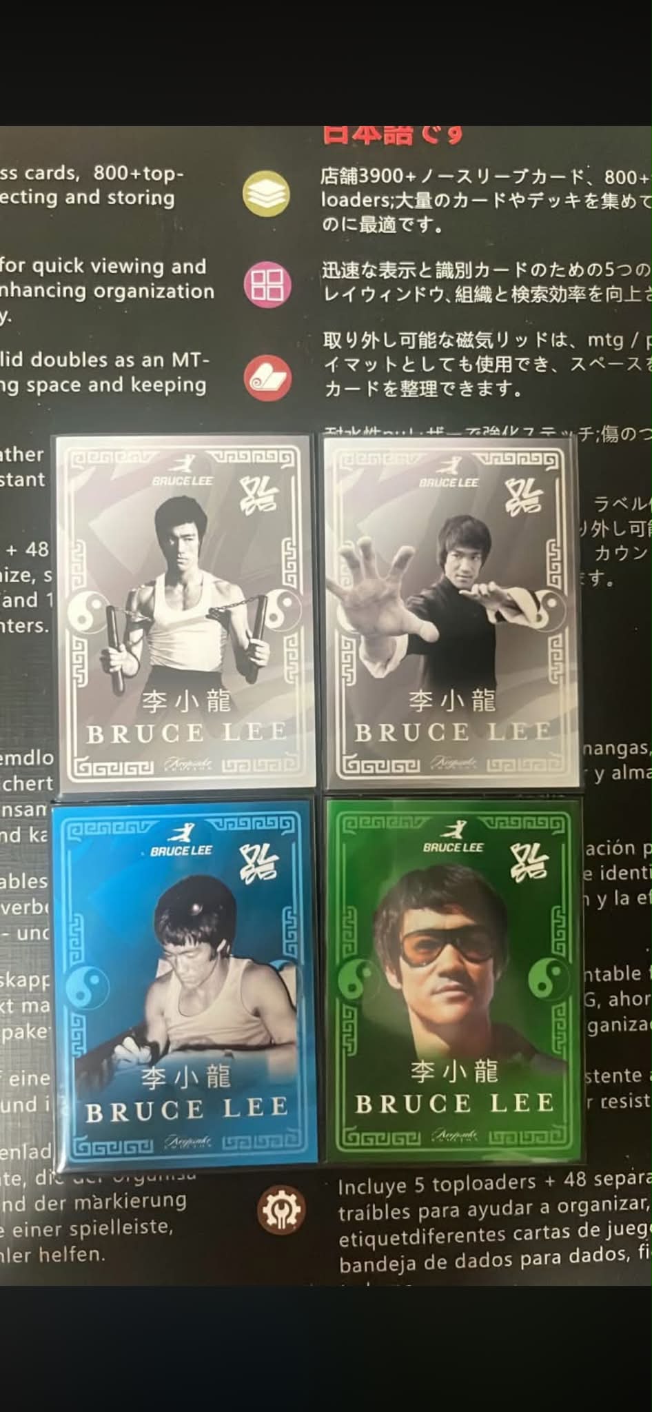 Bruce Lee李小龍 メモリアル写真集 vol.2 フレーム付限定2000部 Never had Bruce Lee cards before but I like em🫡
