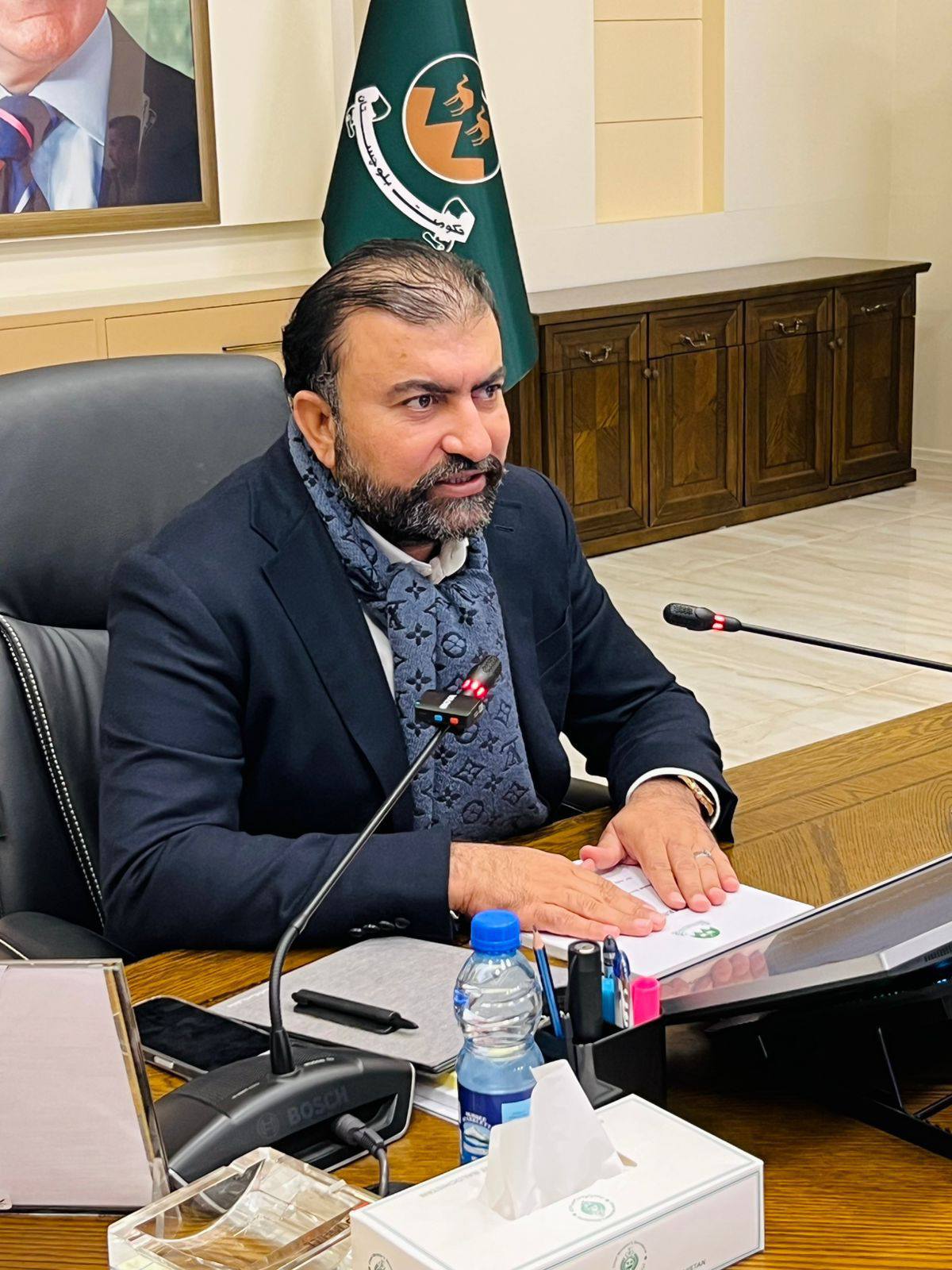 Chief Minister Sarfraz Bugti