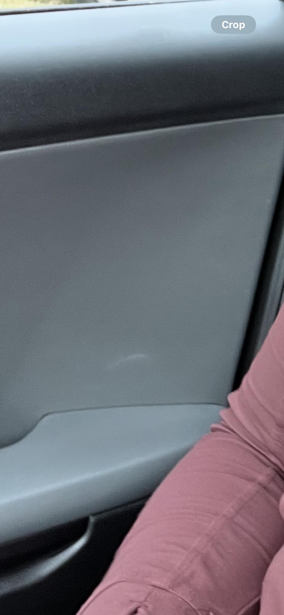 Does anyone know how to remove this scratch from the door panel. I