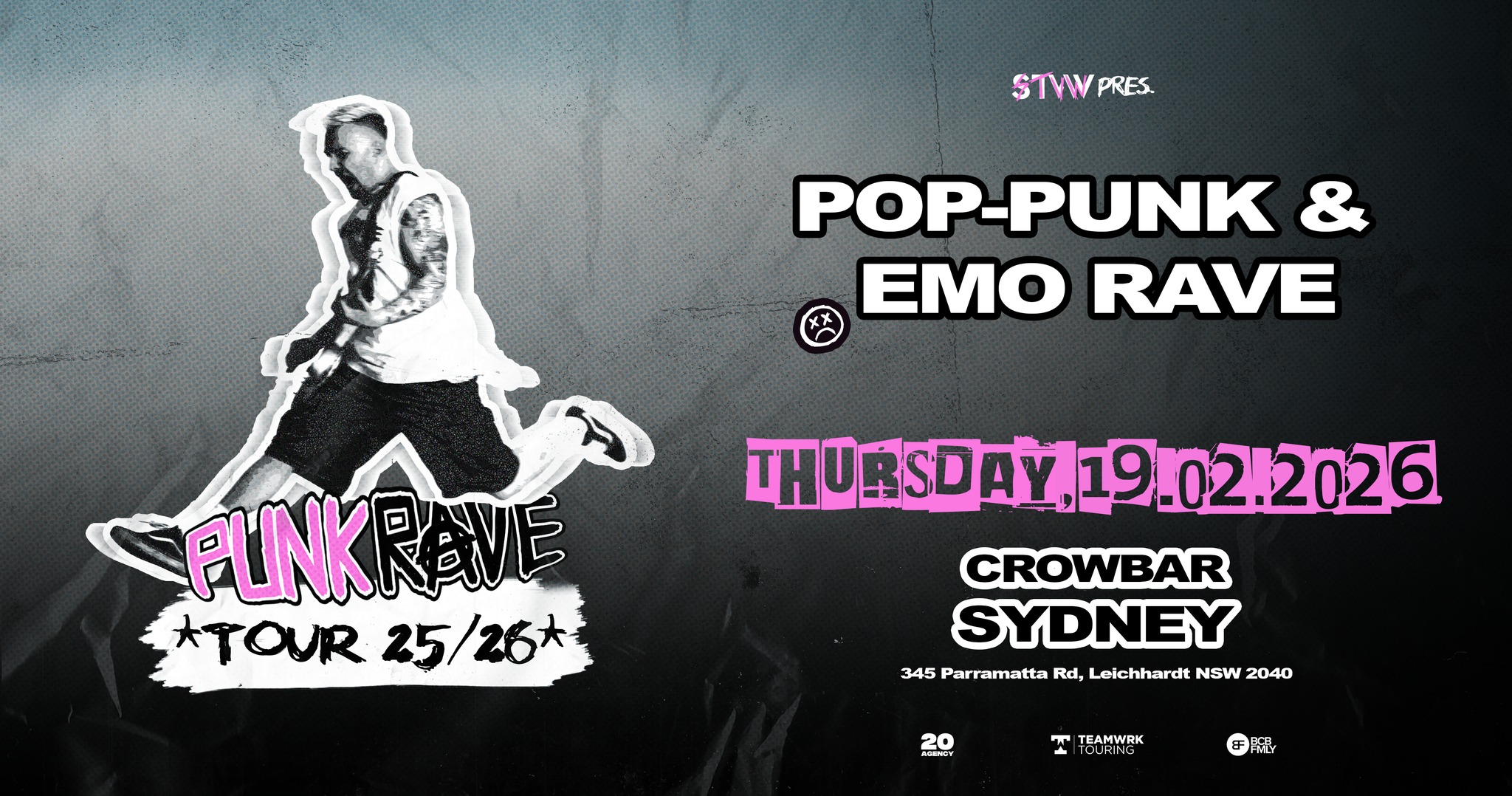 STVW 'Punk Rave Tour' | Crowbar Sydney AUS