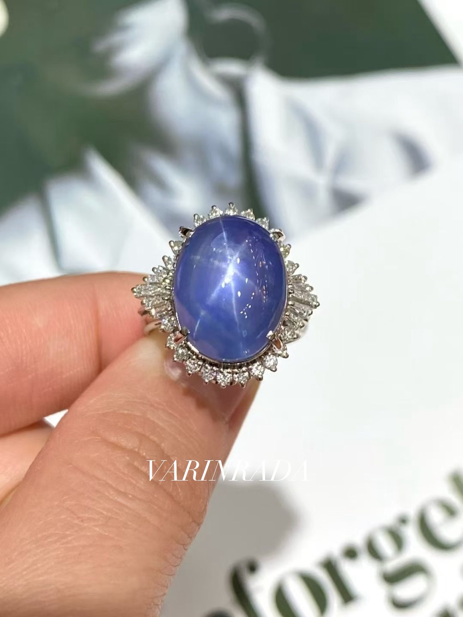 18.61 carat no heat star sapphire masterpiece