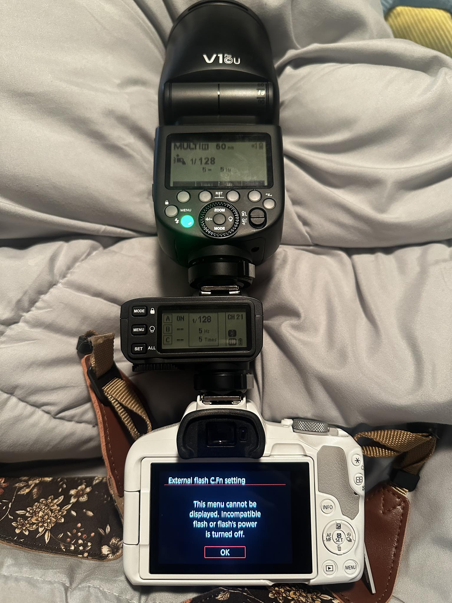 JJC Hot Shoe Flash-Adapter mit PC-Synchronisationsbuchse