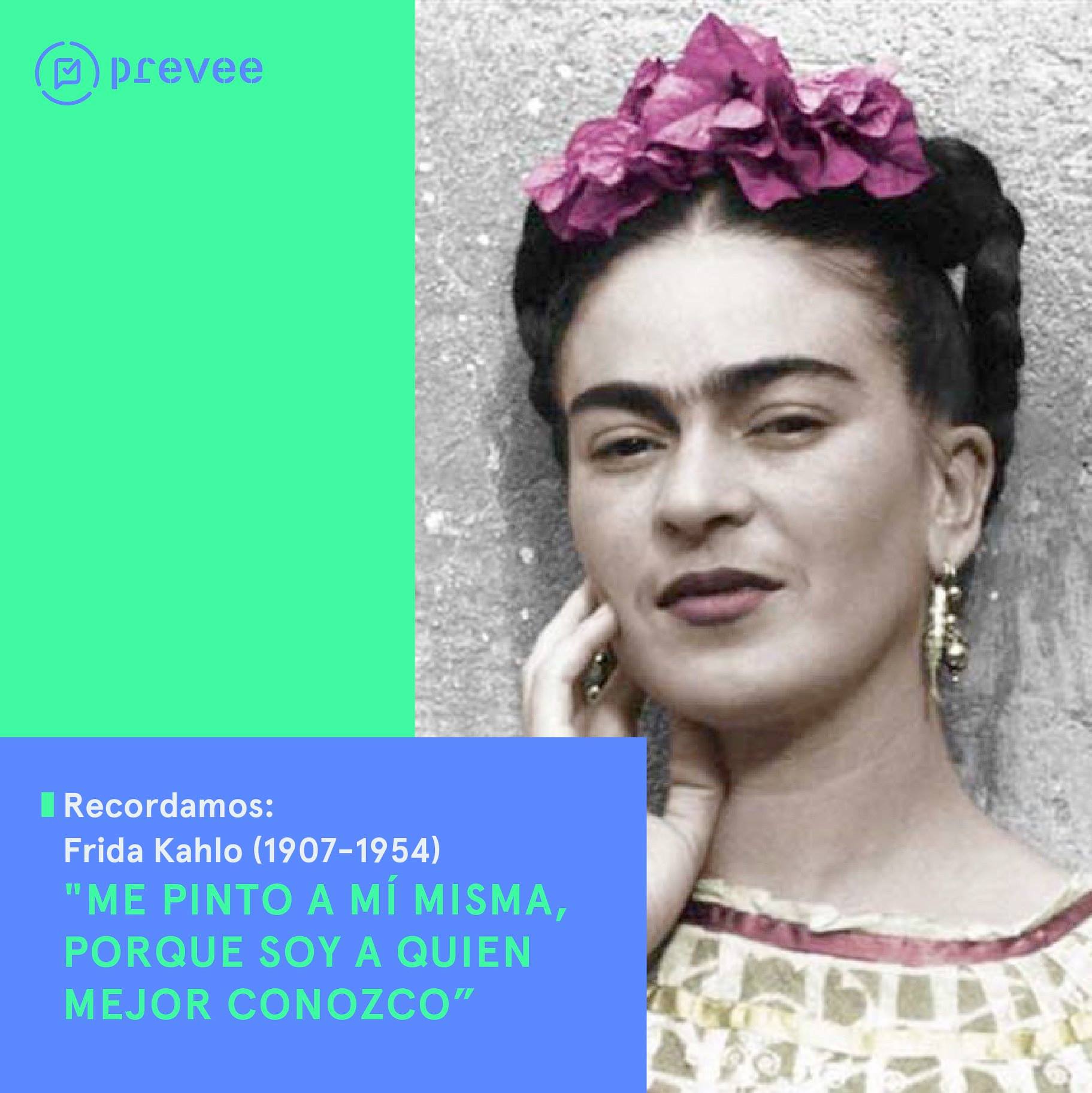Sistema Prevee - La figura icónica de Frida Kahlo...