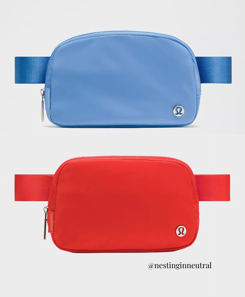 bright red lululemon belt bag Alpha Gamma Delta Everywhere Lululemon Festival Bag - Love