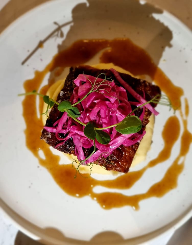 BRAISED PORK BELLY WITH... - Sisterfields Hamilton Limited