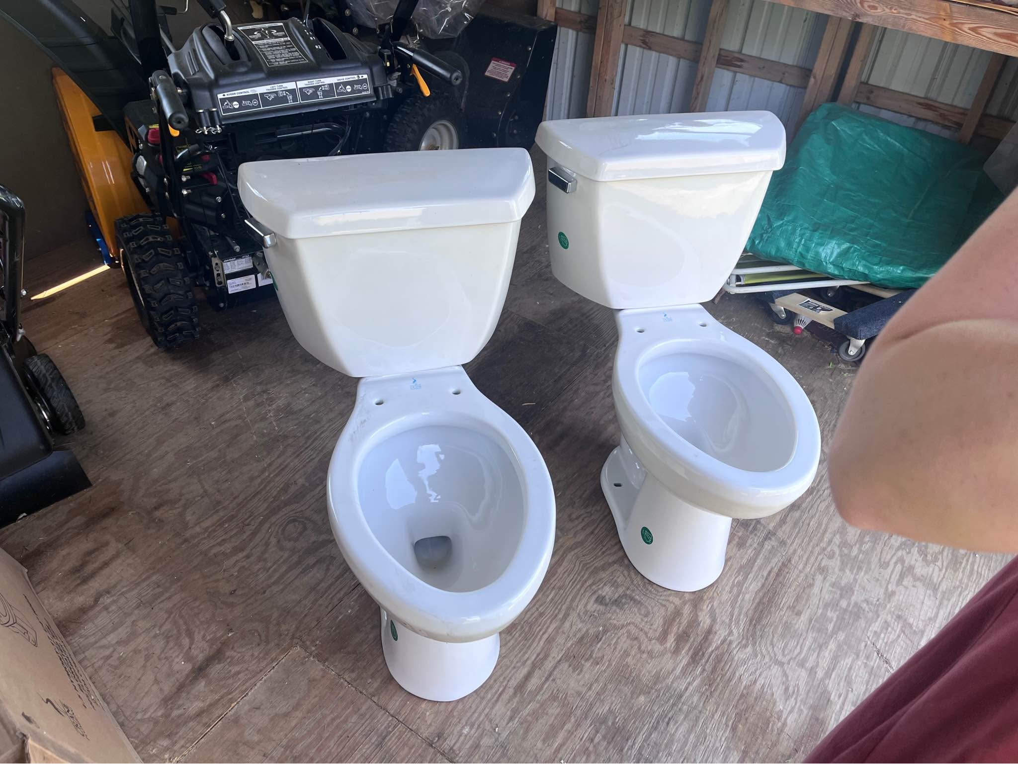 New Crane Plumbing Elongated Toilet(s) - Portable Toilets - Mountville