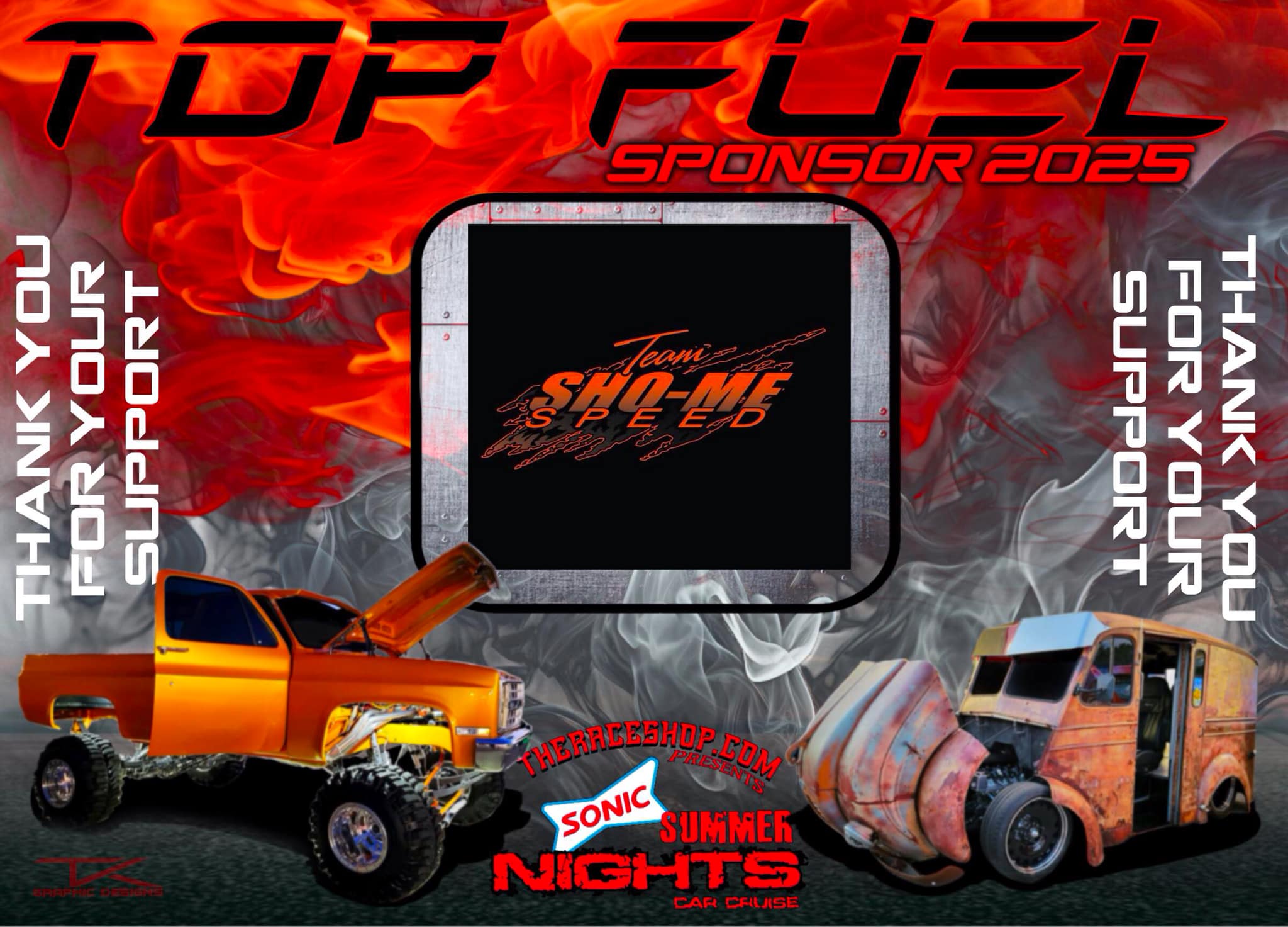 Sonic - 🔥🏁 Huge thanks to Sho-Me Speed! 🏁🔥 We’re proud to welcome Sho ...