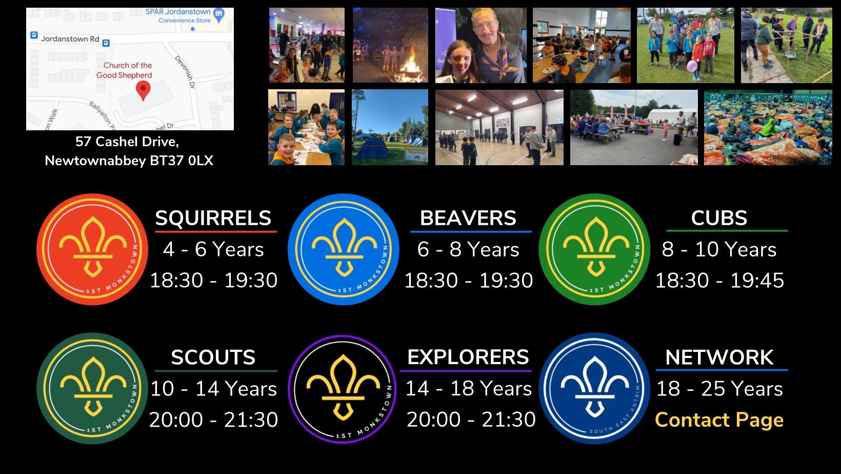 1st Monkstown Scout Group & Explorer Unit | Newtownabbey