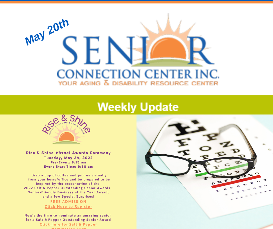 Read about Rise & Shine Virtual... - Senior Connection Center