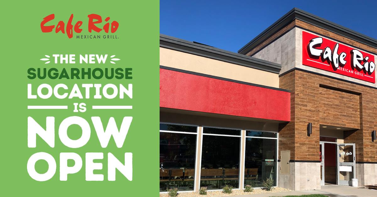 Cafe - Come check out the NEW Cafe Rio in Sugarhouse! We heard your ...