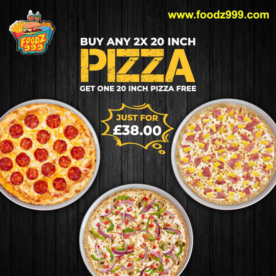 Foodz 999 - Who's up for a pizza party? #foodz999...
